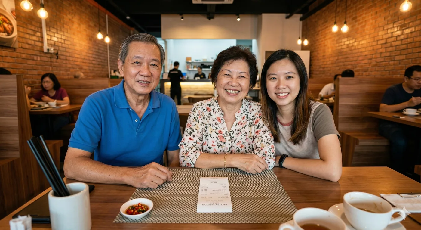 Restaurant customers at a GOPOS 365 supported venue